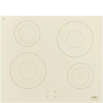 Индукционная варочная панель SMEG 4 конфорки, кремовый (SI2641DP)
