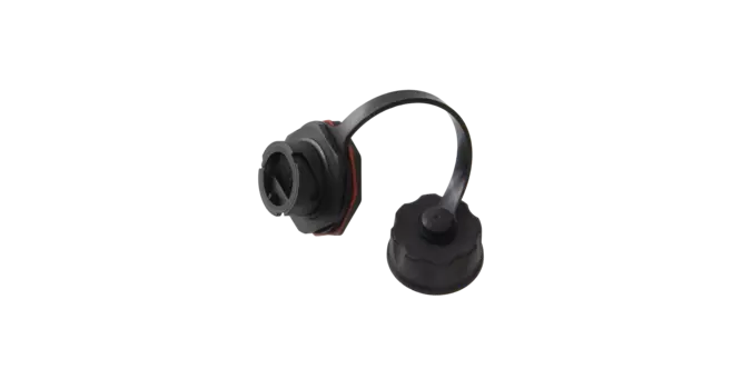 Индустриальный модуль-заглушка NIKOMAX, IP67, 1шт., черный (NMC-KJ-BLANK-IS-BK)