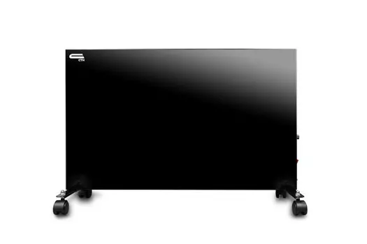 Инфракрасный обогреватель 0.7кВт 14м², 220В, напольная, настенная, механическое управление, терморегулятор, черный, конвективный и инфракрасный, СТН НЭБ-М-НСт 0,7 (мЧк)