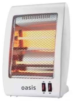 Инфракрасный обогреватель 0.8кВт 14м, 220В, напольный, механическое управление, белый, OASIS IS 8-X (1307171)