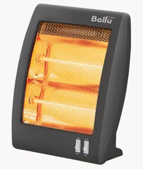 Инфракрасный обогреватель 0.8кВт 14м², 220В, напольный, механическое управление, черный, Ballu (BHH M-10)