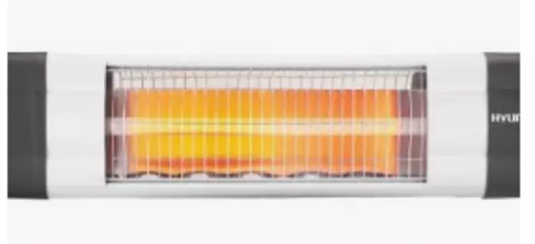 Инфракрасный обогреватель 1.5кВт 25м², 220В, настенный, механическое управление, термостат, белый/черный, Hyundai H-HC4 15-UI725 (1307517)
