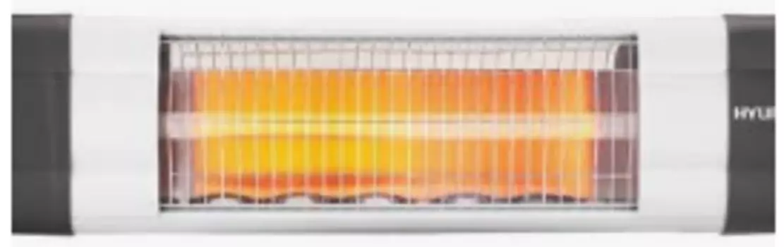 Инфракрасный обогреватель 1.8кВт 25м², 220В, настенный, механическое управление, термостат, белый/черный, Hyundai H-HC4 18-UI728 (1307518)