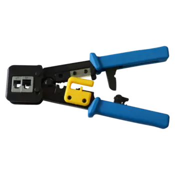 Инструмент для обжима LANMASTER LAN-CRI-468R/EZ, EZ, 4P, 6P, 8P, с храповым механизмом