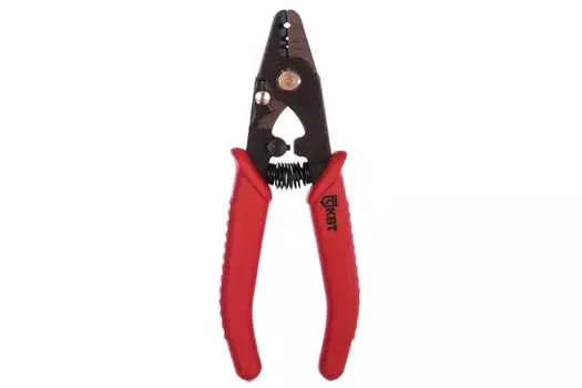 Съемник изоляции (стриппер) от 1.6 мм до 3 мм, резка провода, регулировка усилия, КВТ FOS-01 (55958)