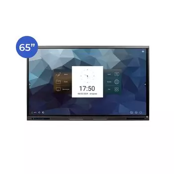 Интерактивная панель 65" HIPER Touch EDU IFP6504-HE Touch, IPS, 4K, 3840x2160, 400кд/м2, 8 мс, Rj-45, WiFi, HDMI, VGA, DisplayPort, USB, черный (IFP6504-HE)