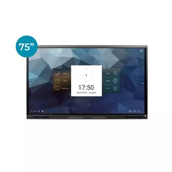 Интерактивная панель 75" HIPER Touch EDU IFP7503-HE Touch, IPS, 4K, 3840x2160, 400кд/м2, 8 мс, Rj-45, WiFi, HDMI, VGA, DisplayPort, USB, черный (IFP7503-HE)