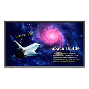 Интерактивная панель 86" BenQ RE8601 Touch, IPS, 4K, 3840x2160, 400кд/м2, 8мс, Rj-45, HDMI, VGA, USB, черный