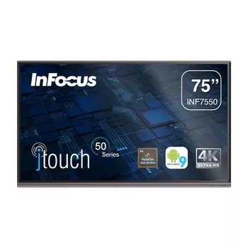 Интерактивная панель INFOCUS JTouch D111, 75", 3840x2160, черный (INF7550)