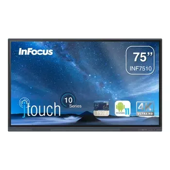 Интерактивная панель INFOCUS JTouch D115, 75", 3840x2160, черный (INF7510)