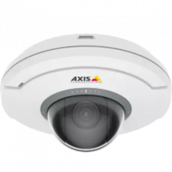 IP-камера Axis M5054 2.2мм - 11мм, купольная, поворотная PTZ, 1Мпикс, CMOS, до 1280x720, до 30кадров/с, POE, 0 °C/+45 °C, белый (01079-001)