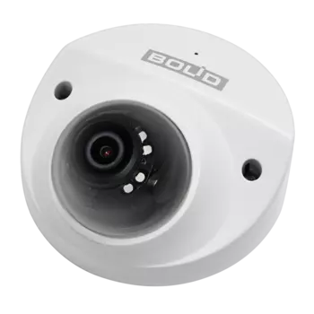 IP-камера BOLID VCI-722 2.8 мм, уличная, купольная, 2Мпикс, CMOS, до 1920x1080, до 30 кадров/с, ИК подсветка 50м, POE, -40 °C/+60 °C, белый (VCI-722 )