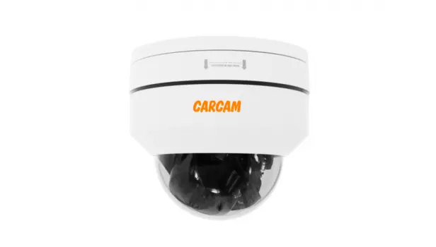 IP-камера CARCAM CAM-2750MP 2.8мм - 12мм, уличная, купольная, поворотная, 2Мпикс, CMOS, до 1920x1080, до 20кадров/с, ИК подсветка 25м, POE, -40 °C/+60 °C, белый/черный