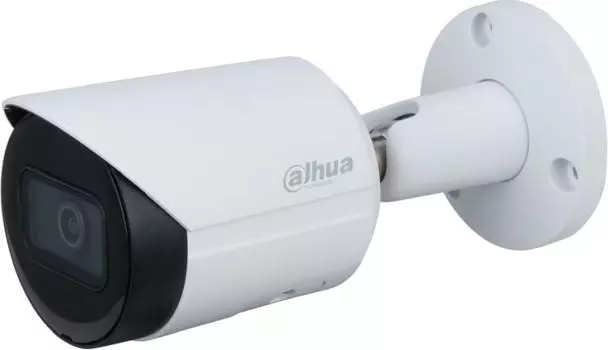 IP-камера DAHUA 2.8мм, уличная, корпусная, 4Мпикс, CMOS, до 2560x1440, до 20кадров/с, ИК подсветка 30м, POE, -40 °C/+60 °C, белый (DH-IPC-HFW2431SP-S-0280B)