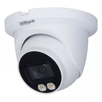 IP-камера DAHUA 2.8мм, уличная, купольная, 4Мпикс, CMOS, до 2560x1440, до 25кадров/с, ИК подсветка 30м, POE, -40 °C/+60 °C, белый (DH-IPC-HDW2439TP-AS-LED-0280B)