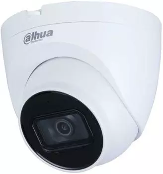 IP-камера DAHUA 2.8мм, уличная, купольная, 4Мпикс, CMOS, до 2668x1520, до 20кадров/с, микрофон, ИК подсветка 30м, POE, -40 °C/+60 °C, белый (DH-IPC-HDW2431TP-AS-0280B)