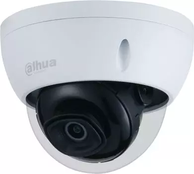 IP-камера DAHUA 2.8мм, уличная, купольная, 4Мпикс, CMOS, до 2688x1520, до 25кадров/с, ИК подсветка 50м, POE, -40 °C/+60 °C, белый (DH-IPC-HDBW3441EP-AS-0280B)