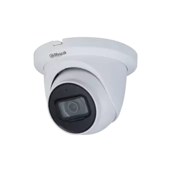 IP-камера DAHUA 2.8мм, уличная, купольная, 4Мпикс, CMOS, до 2688x1520, до 25кадров/с, ИК подсветка 50м, POE, -40 °C/+60 °C, белый (DH-IPC-HDW3441TMP-AS-0280B)