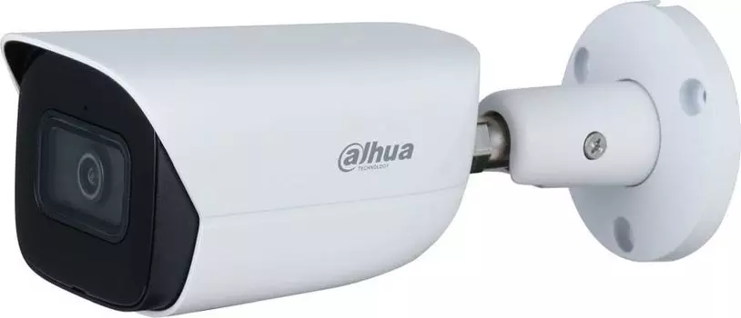 IP-камера DAHUA 3.6мм, уличная, корпусная, 4Мпикс, CMOS, до 2688x1520, до 25кадров/с, ИК подсветка 50м, POE, -40 °C/+60 °C, белый (DH-IPC-HFW3441EP-SA-0360B)