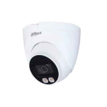 IP-камера DAHUA 3.6мм, уличная, купольная, 2Мпикс, CMOS, до 1920x1080, до 25кадров/с, ИК подсветка 30м, POE, -40 °C/+60 °C, белый (DH-IPC-HDW2239TP-AS-LED-0360B)