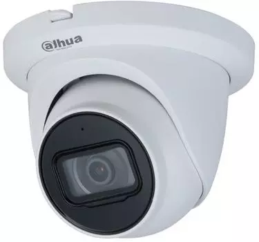 IP-камера DAHUA 3.6мм, уличная, купольная, 4Мпикс, CMOS, до 2688x1520, до 25кадров/с, ИК подсветка 50м, POE, -40 °C/+60 °C, белый (DH-IPC-HDW3441TMP-AS-0360B)
