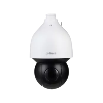 IP-камера DAHUA 4.9мм - 156мм, уличная, купольная, поворотная, 4Мпикс, CMOS, до 2560x1440, до 25кадров/с, ИК подсветка 150м, POE, -40 °C/+70 °C, белый (DH-SD5A432XA-HNR)