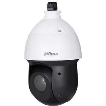 IP-камера DAHUA PTZ 5 мм - 125 мм, уличная, купольная, 4Мпикс, CMOS, до 2560x1440, до 30 кадров/с, ИК подсветка 100м, POE, -40 °C/+70 °C, белый (DH-SD49425GB-HNR)