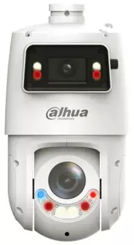 IP-камера DAHUA PTZ 6.4 мм - 25 мм, уличная, купольная, поворотная, 4 Мпикс, CMOS, до 2560х1440, до 25 кадров/с, LED/ИК подсветка 50м, POE, -40 °C/+65 °C, белый (DH-SDT3E410-8P-MB-A-PV1)