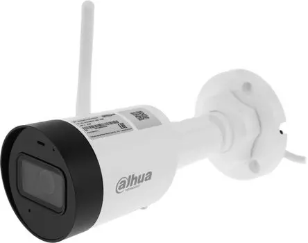 IP-камера DAHUA Wireless IPC-HFW1230DS1P-SAW 2.8 мм, уличная, корпусная, 2 Мпикс, CMOS, до 1920x1080, до 25 кадров/с, ИК подсветка 30м, WiFi, -30 °C/+55 °C, белый/черный (DH-IPC-HFW1230DS1P-SAW-0280B)