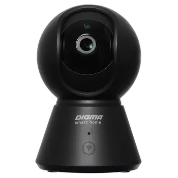 IP-камера DIGMA Digma DiVision 401 2.8мм, настольная, поворотная PTZ, 2Мпикс, CMOS, до 1920x1080, до 30кадров/с, ИК подсветка 10м, Wi-Fi, 0 °C/+35 °C (DV401)