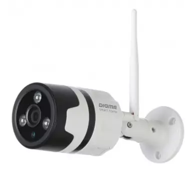 IP-камера DIGMA DiVision 600 3.6мм, уличная, корпусная, 2Мпикс, CMOS, до 1920x1080, до 15кадров/с, ИК подсветка 10м, Wi-Fi, -5 °C/+45 °C (DV600)