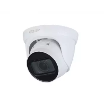 IP-камера EZ-IP 2.8мм - 12мм, уличная, купольная, 4Мпикс, CMOS, до 2688x1520, до 20кадров/с, ИК подсветка 50м, POE, -40 °C/+55 °C, белый (EZ-IPC-T2B41P-ZS)