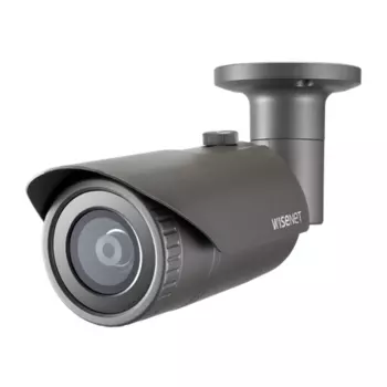 IP-камера Hanwha Techwin QNO-7012R 2.8мм, уличная, корпусная, 4Мпикс, CMOS, до 2560x1440, до 30 кадров/с, ИК подсветка 20м, POE, -40 °C/+55 °C, темно-серый (QNO-7012R)