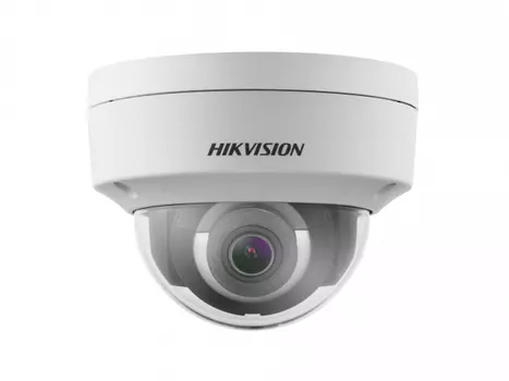 IP-камера HikVision DS-2CD2123G0-IS 6мм, уличная, купольная, 2Мпикс, CMOS, до 1920x1080, до 25кадров/с, ИК подсветка 30м, POE, -40 °C/+60 °C, белый (DS-2CD2123G0-IS-6MM)