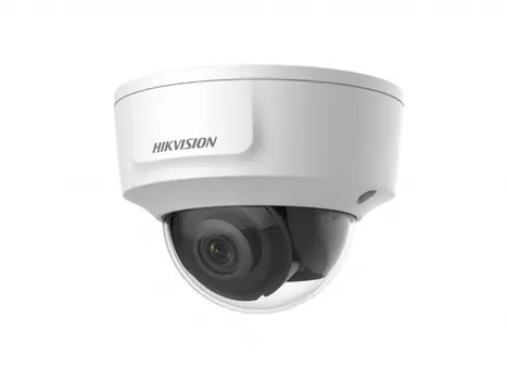 IP-камера HikVision DS-2CD2185G0-IMS 2.8мм, купольная, 8Мпикс, CMOS, до 3840x2160, до 25кадров/с, ИК подсветка 30м, POE, -10 °C/+50 °C, белый/черный