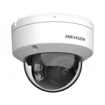IP-камера HikVision DS-2CD2187G2-LSU(4MM)(C) 4 мм, уличная, купольная, 8Мпикс, CMOS, до 3840x2160, до 25 кадров/с, LED подсветка 30м, POE, -40 °C/+60 °C, белый (DS-2CD2187G2-LSU(4MM)(C))