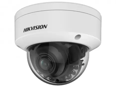 IP-камера HikVision DS-2CD2187G2H-LISU(2.8MM) 2.8 мм, уличная, купольная, 8Мпикс, CMOS, до 38402160, до 25 кадров/с, ИК подсветка 30м, POE, -30 °C/+60 °C, серый (DS-2CD2187G2H-LISU(2.8MM))