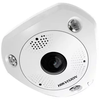 IP-камера HikVision DS-2CD6362F-IS (1.27 мм), уличная, купольная, 6Мпикс, CMOS, до 25кадров/с, до 3072x2048, -30 - +60