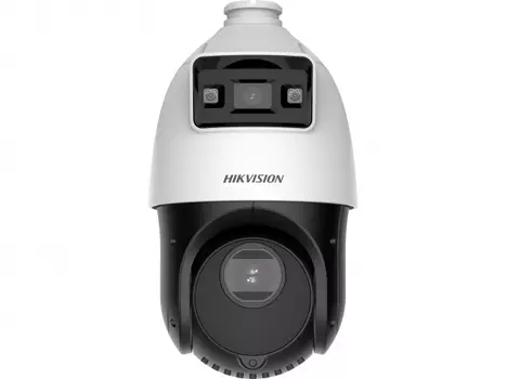 IP-камера HikVision DS-2SE4C425MWG-E(14F0) 2.8мм 4.8мм - 120мм, уличная, купольная, 4Мпикс, CMOS, до 2560x1440, до 25кадров/с, ИК подсветка 30м, POE, -30 °C/+65 °C, белый/черный (6931847182526)