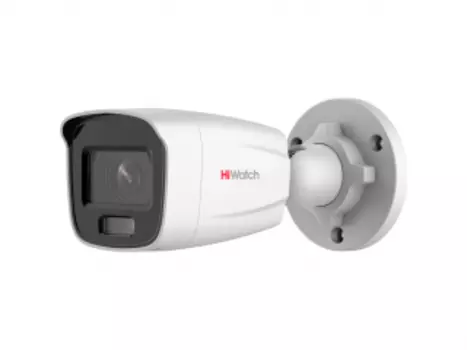 IP-камера HiWatch Value 4мм, уличная, корпусная, 4Мпикс, CMOS, до 2560x1440, до 20кадров/с, LED подсветка 30м, POE, -40 °C/+60 °C, белый (DS-I450L(4MM))