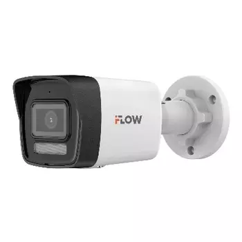 IP-камера iFlow F-IC-1122CM 4 мм, уличная, корпусная, 2 Мпикс, CMOS, до 1920x1080, до 25 кадров/с, LED/ИК подсветка 30м, POE, -40 °C/+60 °C, белый (F-IC-1122CM)