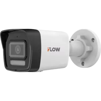 IP-камера iFlow F-IC-1142CM 2.8 мм, уличная, цилиндрическая, 4 Мпикс, CMOS, до 2560x1440, до 20 кадров/с, LED/ИК подсветка 30м, POE, -40 °C/+60 °C, белый (F-IC-1142CM)