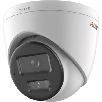 IP-камера iFlow F-IC-1322CM 4 мм, уличная, купольная, 2 Мпикс, CMOS, до 1920x1080, до 25 кадров/с, LED/ИК подсветка 30м, POE, -40 °C/+60 °C, белый (F-IC-1322CM)