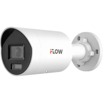 IP-камера iFlow F-IC-2146CM 2.8 мм, уличная, цилиндрическая, 4 Мпикс, CMOS, до 2688x1520, до 25 кадров/с, LED/ИК подсветка 40м, POE, -40 °C/+60 °C, белый (F-IC-2146CM(2.8mm))