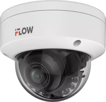 IP-камера iFlow F-IC-2786CSZ4 2.8 мм - 12 мм, уличная, купольная, 8 Мпикс, CMOS, до 3840x2160, до 25 кадров/с, LED/ИК подсветка 40м, POE, -40 °C/+60 °C, белый (311329566)