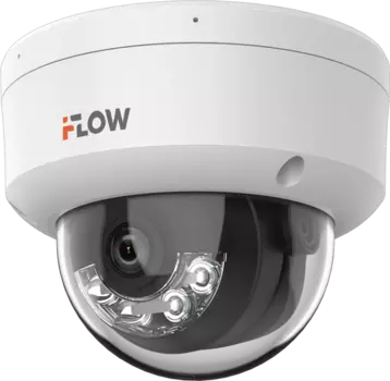 IP-камера iFlow Value F-IC-2422C2MS 2.8 мм, уличная, купольная, 2 Мпикс, CMOS, до 1920x1080, до 25 кадров/с, LED/ИК подсветка 30м, POE, -40 °C/+60 °C, белый (311329319)