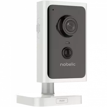 IP-камера Nobelic NBLC-1411F-WMSD 2.8мм, настольная, 4Мпикс, CMOS, до 2688x1520, до 25кадров/с, ИК подсветка 10м, WiFi, POE, -10 °C/+40 °C, белый/черный (NBLC-1411F-WMSD)