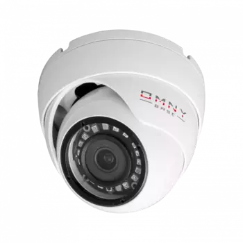 IP-камера OMNY Base miniDome2E-U 2.8 мм, уличная, купольная, 2Мпикс, CMOS, до 1920x1080, до 30 кадров/с, ИК подсветка 25м, POE, -40 °C/+60 °C, белый (miniDome2E-U)