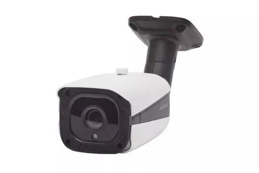 IP-камера Polyvision PVC-IP5H-NF2.8PA 2.8 мм, уличная, корпусная, 5Мпикс, CMOS, до 2592x1920, до 15 кадров/с, ИК подсветка 20м, POE, -40 °C/+50 °C, белый/черный (PVC-IP5H-NF2.8PA)