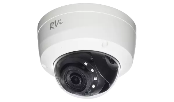 IP-камера RVi 1NCD2024 2.8мм, уличная, купольная, 2Мпикс, CMOS, до 1920x1080, до 30 кадров/с, ИК подсветка 30м, POE, -40 °C/+60 °C, белый (1NCD2024 (2.8))